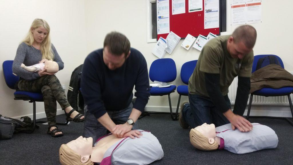 First Aid training at providence, Neyland, Pembrokeshire