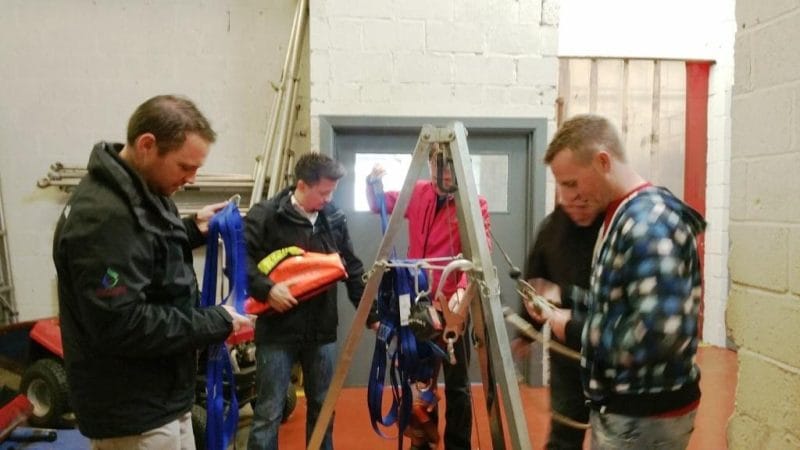 Rescue Tripod training forms part of our Confined Space Entry Course.